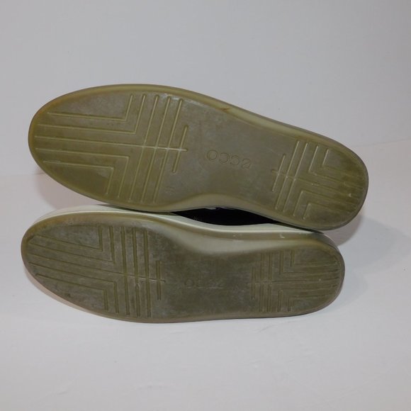 Ecco Women’s Soft 41 Black Patent Leather Slip on Sneaker - Picture 6 of 9